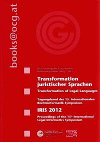 Tagungsband des 15. Internationalen Rechtsinformatik Symposions IRIS 2012 