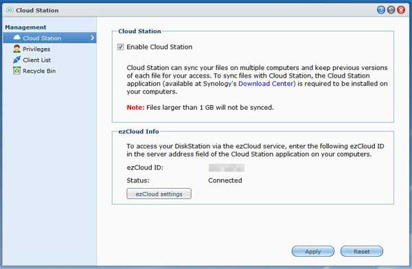 Cloud Station Beta Management