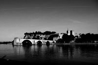 Avignon, France Avignon, Stadt an der Rhône