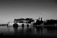 Avignon, Stadt an der Rhône