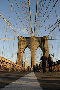Brooklyn Bridge Footstepp